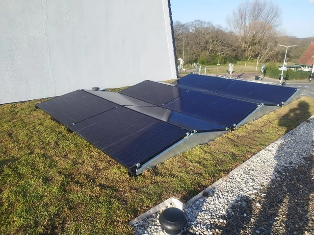Isolatie groendak zonnepanelen