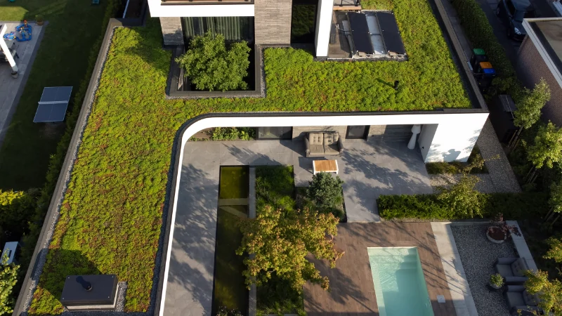 Groen dak project art of living