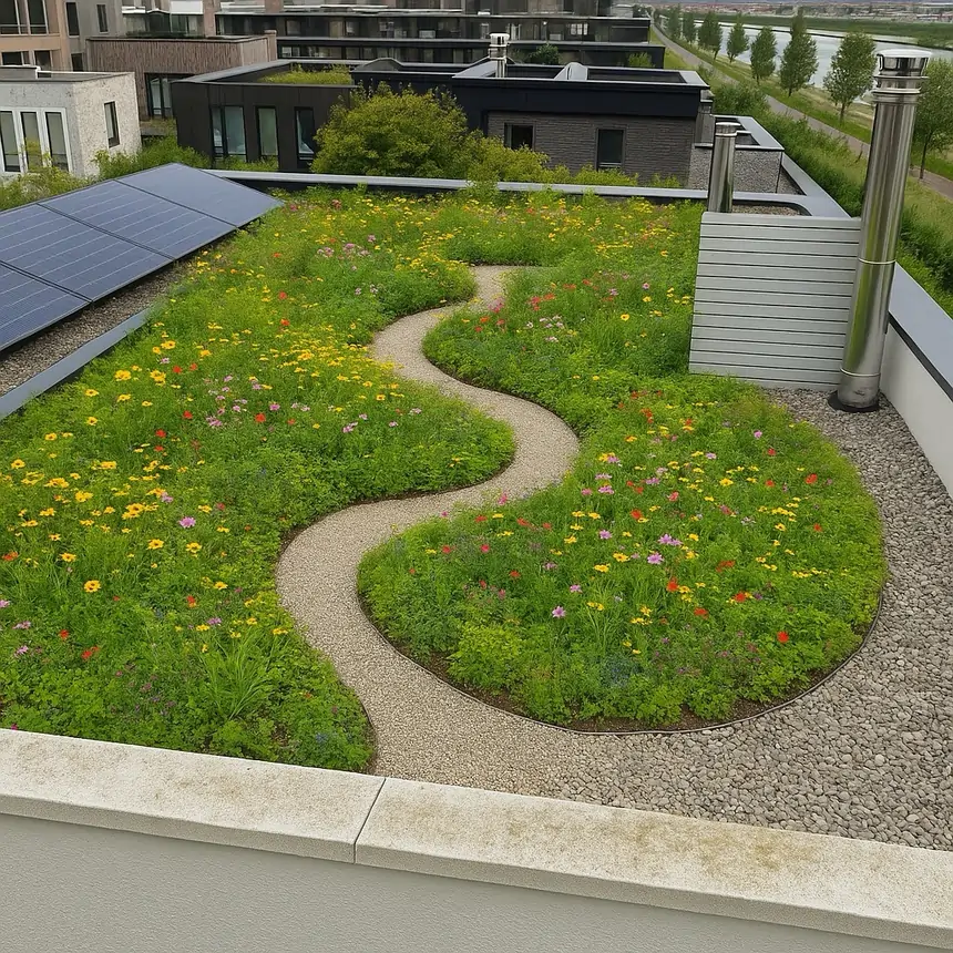 Daktuin Amsterdam aanleggen