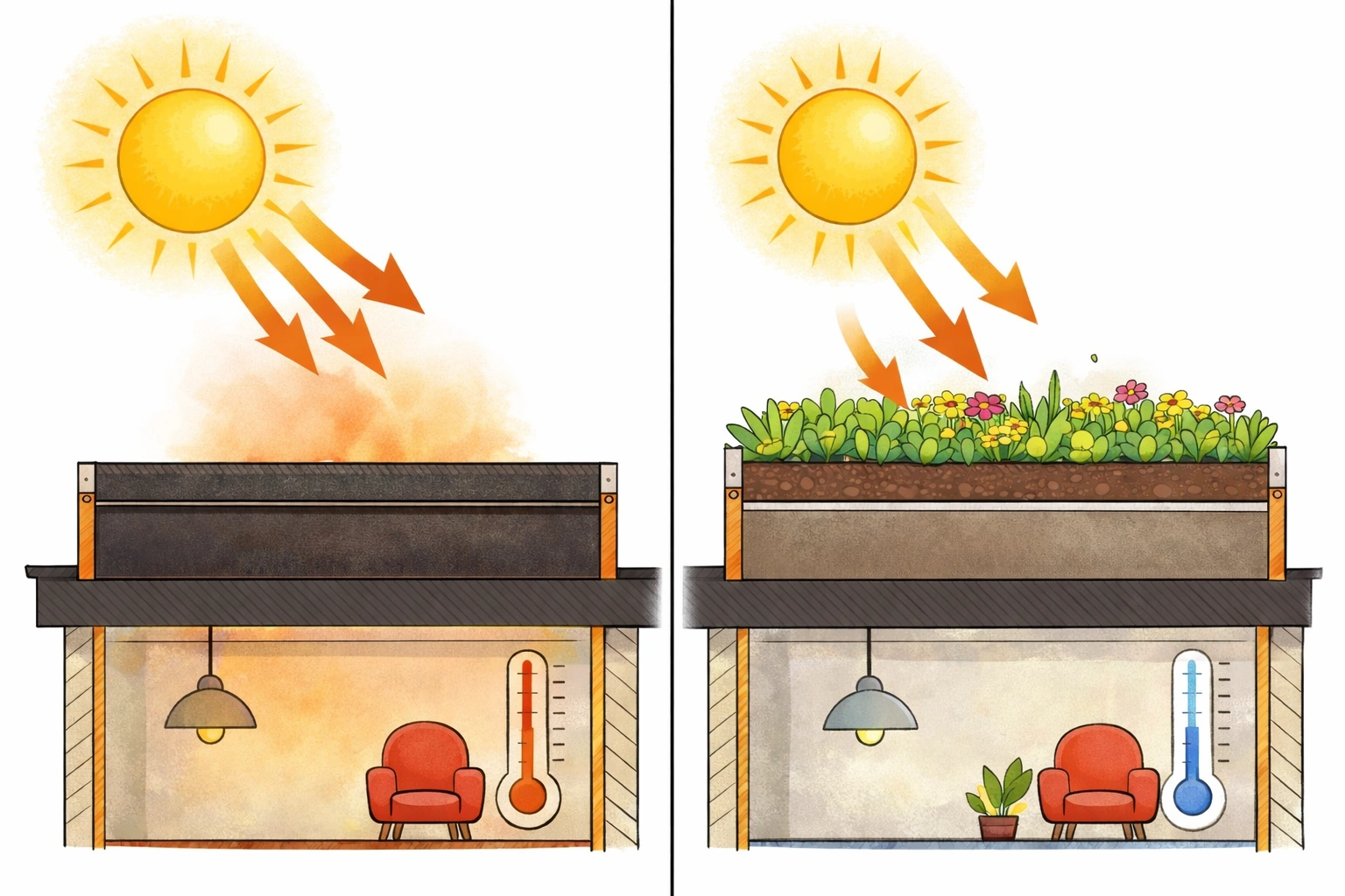 Isolatiewaarde groendak